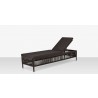 Source Furniture Skye Armless Chaise Black 