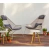 Cane-Line-Breeze-Highback-Chairs Grey set  - Cane-Line-Breeze-Highback-Chairs Grey set 