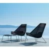 Cane-Line Breeze Highback Chair Set With Stool - Cane-Line Breeze Highback Chair Set With Stool