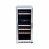 TrueFlame 15" Outdoor Rated Dual Zone Wine Cooler - Front Door Closed - TrueFlame 15" Outdoor Rated Dual Zone Wine Cooler - Front Door Closed