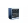 TrueFlame 24" Outdoor Rated Dual Zone Wine Cooler - Close and Angled - Empty - TrueFlame 24" Outdoor Rated Dual Zone Wine Cooler - Close and Angled - Empty