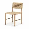 Mercana Brinley Woven Paper Rope w/ Brown Wood Frame Dining Chair - Mercana Brinley Woven Paper Rope w/ Brown Wood Frame Dining Chair