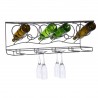 Oenophilia Wine Bar Wall Rack - With Bottles