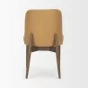 Mercana Abbie Slope Curved Back Tan Leather Dining Side Chair Back - Mercana Abbie Slope Curved Back Tan Leather Dining Side Chair Back