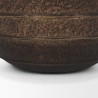 Mercana Aivana Extra Large Antiqued Gold Metal Floor Vase Base View