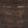 Mercana Aivana Extra Large Antiqued Gold Metal Floor Vase Close View