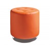 SUNPAN Domani Swivel Ottoman - Small In Orange