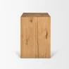 Mercana Belford 3-Drawer Light Brown Oak Wood Closed Nightstand Side - Mercana Belford 3-Drawer Light Brown Oak Wood Closed Nightstand Side
