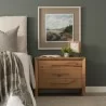 Mercana Belford 3-Drawer Light Brown Oak Wood Closed Nightstand 1 - Mercana Belford 3-Drawer Light Brown Oak Wood Closed Nightstand 1