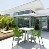 Outdoor Dining Chair - Tropical Green - Outdoor Dining Chair - Tropical Green