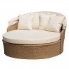 Blueczy Day All-Weather Wicker Leisure Bed - w/out Covers - White BG