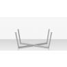 Source Furniture Contemporary Flat X 96 Style Dining Table Base Front