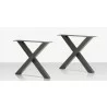 Source Furniture Contemporary X Style Dining Table Base - Source Furniture Contemporary X Style Dining Table Base