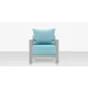 Source Furniture Dynasty Club Chair Light Blue Front - Source Furniture Dynasty Club Chair Light Blue Front