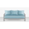 Source Furniture Dynasty Sofa Light Blue Front