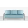Source Furniture Dynasty Sofa Light Blue Front - Source Furniture Dynasty Sofa Light Blue Front