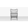 Source Furniture Elephant Club Chair White Front - Source Furniture Elephant Club Chair White Front
