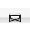 Source Furniture Iconic Aluminum 32'' Wide Square Coffee Table