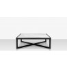 Source Furniture Iconic Aluminum 50'' Wide Square Coffee Table