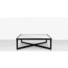 Source Furniture Iconic Aluminum 50'' Wide Square Coffee Table - Source Furniture Iconic Aluminum 50'' Wide Square Coffee Table
