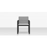 Source Furniture Iconic Aluminum Sling Dining Arm Chair 