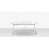 Source Furniture Iconic Aluminum 48'' Wide Round Nesting Table 1 - Source Furniture Iconic Aluminum 48'' Wide Round Nesting Table 1