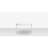 Source Furniture Iconic Aluminum 30'' Wide Round Nesting Table 2
