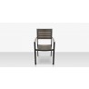 Source Furniture Napa Aluminum Stackable Dining ArmChair  1