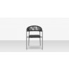Source Furniture Skye Dining Arm Chair Gray