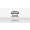 Source Furniture Skye Club Chair Gray Front