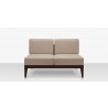 Source Furniture South Beach Armless Loveseat Front