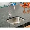 TrueFlame 19"x 15" Undermount Sink - Angled lifestyle Photo - TrueFlame 19"x 15" Undermount Sink - Angled lifestyle Photo