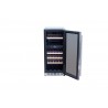 TrueFlame 15" Outdoor Rated Dual Zone Wine Cooler - Door Opened