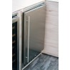 TrueFlame 5.3 Cu. Deluxe Outdoor Rated Fridge - Top Angled Lid