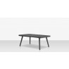 Source Furniture Aria 43" Rectangular Aluminum Frame Coffee Table 6