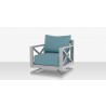 Source Furniture Dynasty Swivel Club Chair Front Angle