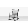 Source Furniture Elephant Rocking Chair Gray Angle - Source Furniture Elephant Rocking Chair Gray Angle