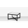 Source Furniture Iconic Aluminum 32'' Wide Square Coffee Table 1
