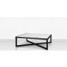 Source Furniture Iconic Aluminum 50'' Wide Square Coffee Table 3