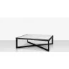 Source Furniture Iconic Aluminum 50'' Wide Square Coffee Table 3 - Source Furniture Iconic Aluminum 50'' Wide Square Coffee Table 3