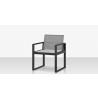 Source Furniture Iconic Aluminum Sling Dining Arm Chair  1