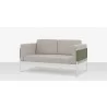 DecoScapes Oliver Loveseat - Front Angled View - DecoScapes Oliver Loveseat - Front Angled View