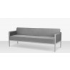 Source Furniture Skye Sofa Gray Silver