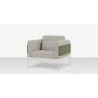 DecoScapes Oliver Club Chair - Angled with Pillow - DecoScapes Oliver Club Chair - Angled with Pillow