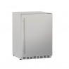 TrueFlame 5.3 Cu. Deluxe Outdoor Rated Fridge - Angled and Closed