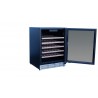 TrueFlame 24" Outdoor Rated Wine Cooler - Open Angled and Empty