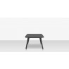 Source Furniture Aria 43" Rectangular Aluminum Frame Coffee Table 4
