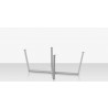 Source Furniture Contemporary Flat X 96 Style Dining Table Base