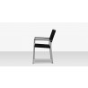 DecoScapes Fiji Rope Dining Arm Chair in Black Rope - Side