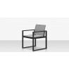 Source Furniture Iconic Aluminum Sling Dining Arm Chair  3
